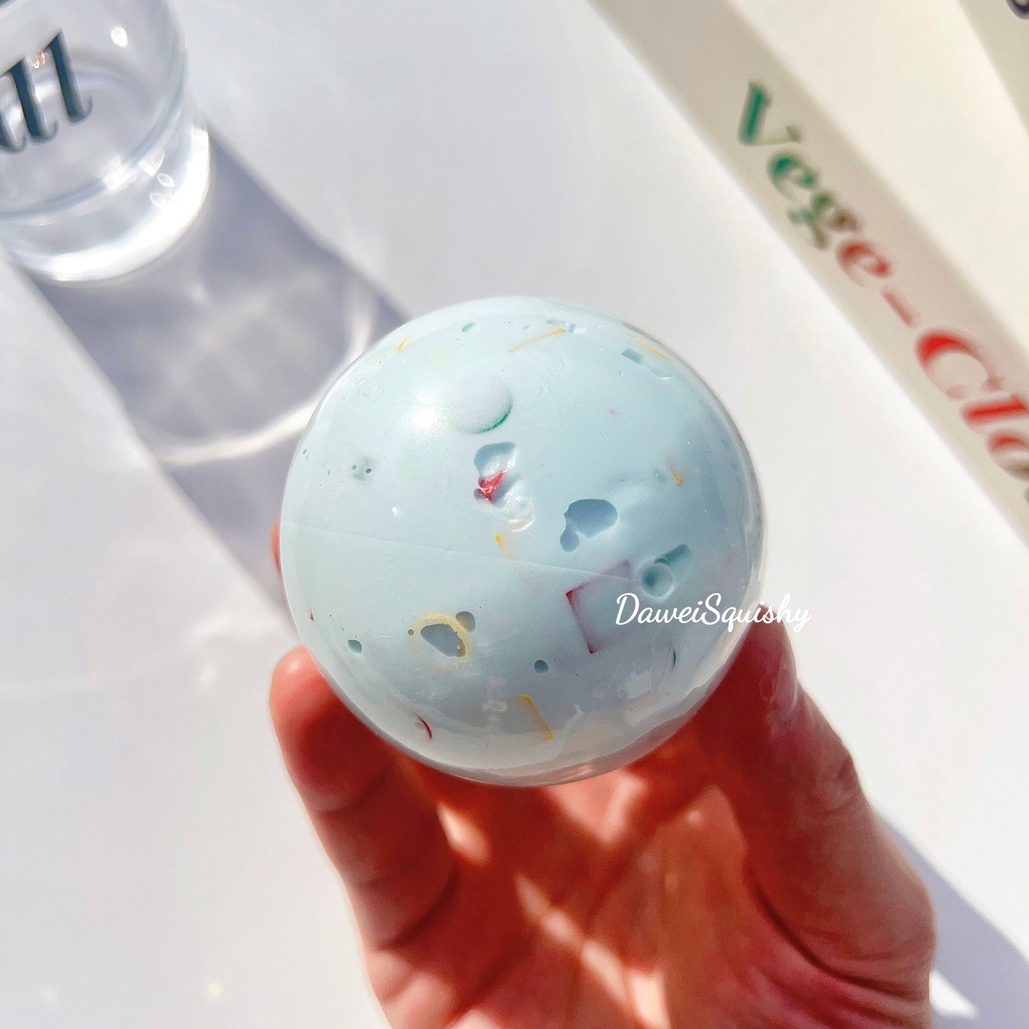 CREAMY BASE FRUIT PUDDING YOGURT STRESS BALL