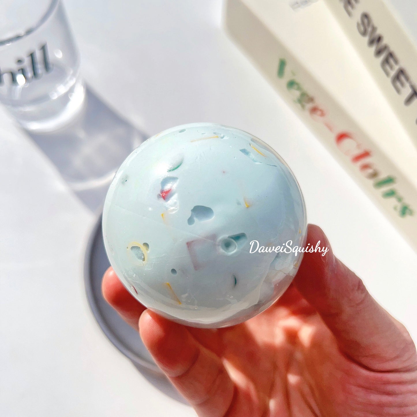 CREAMY BASE FRUIT PUDDING YOGURT STRESS BALL