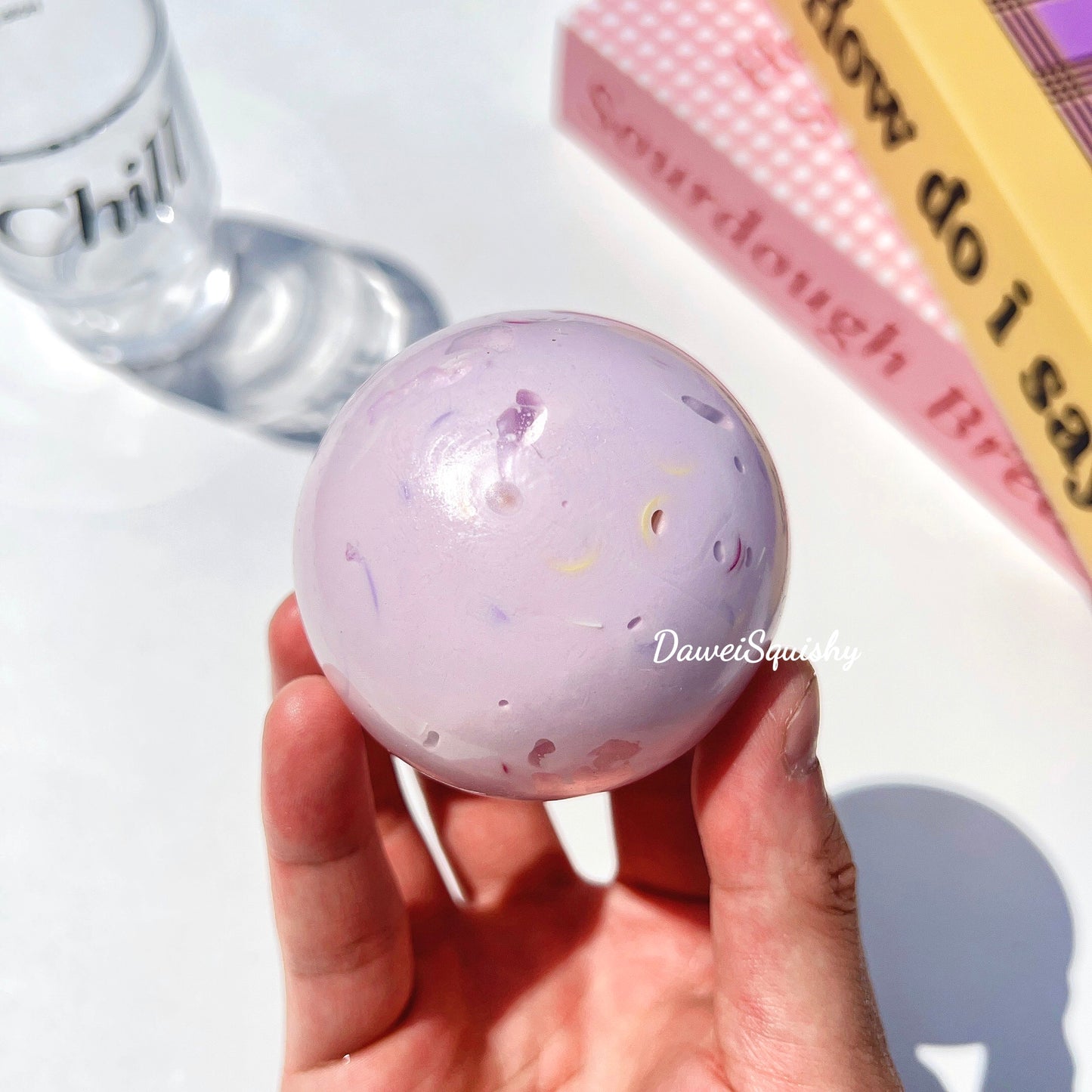 CREAMY BASE GRAPE RASPBERRY YOGURT STRESS BALL
