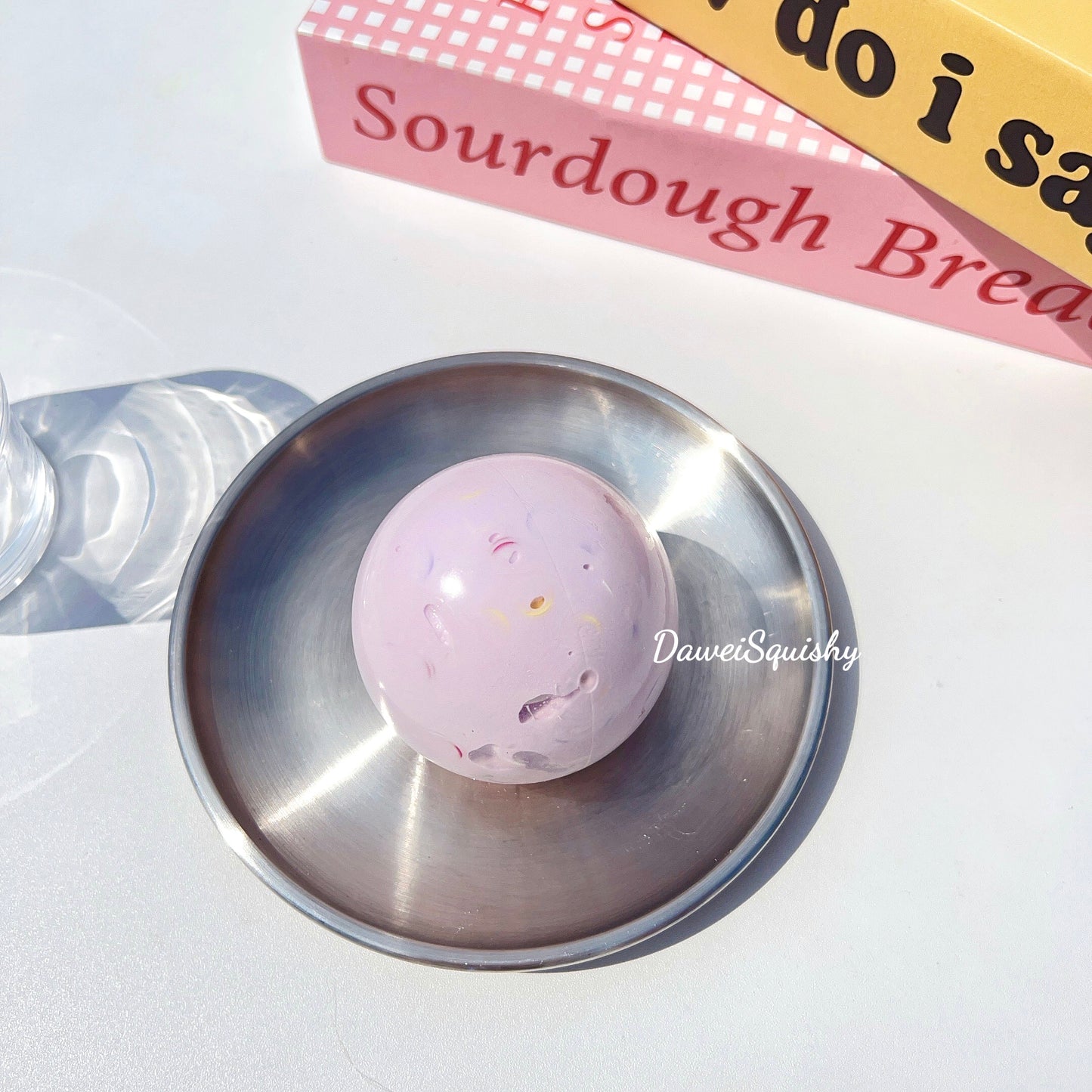 CREAMY BASE GRAPE RASPBERRY YOGURT STRESS BALL
