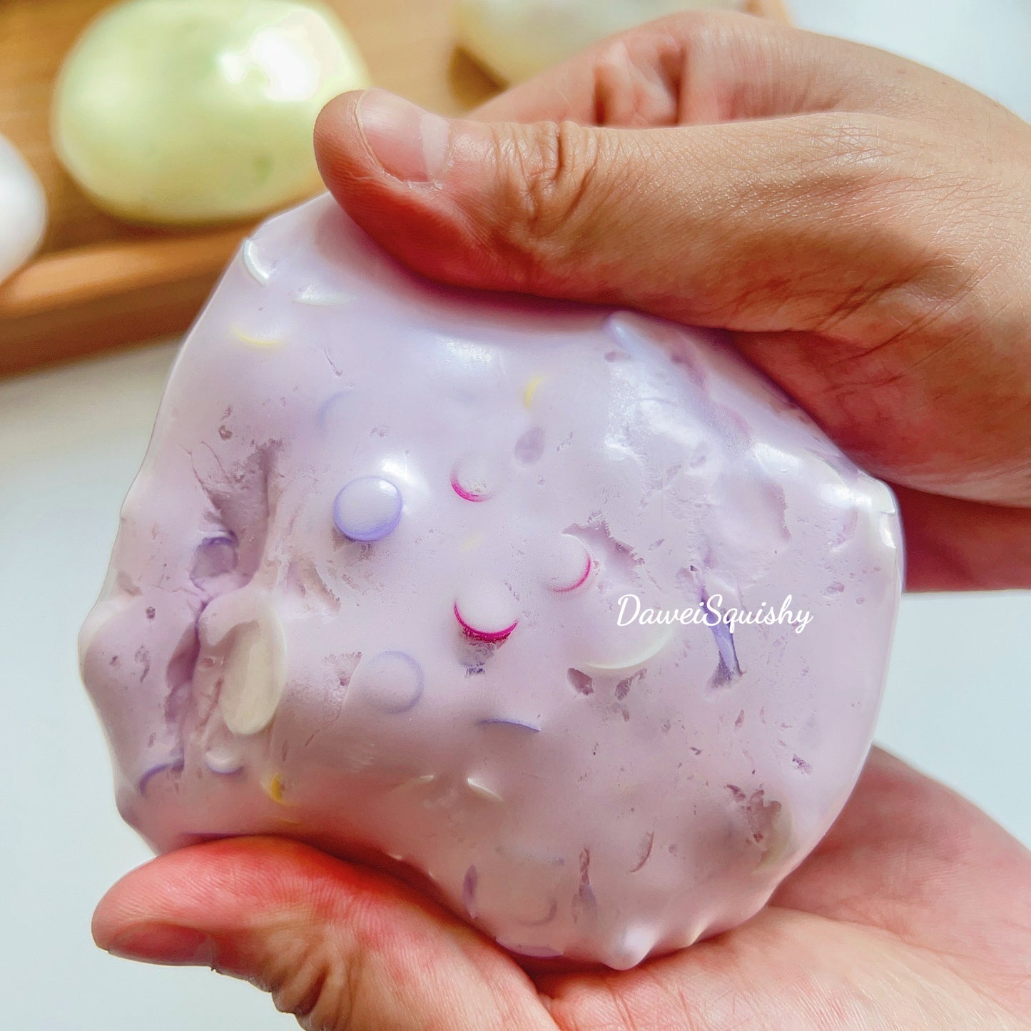 CREAMY BASE GRAPE RASPBERRY YOGURT STRESS BALL